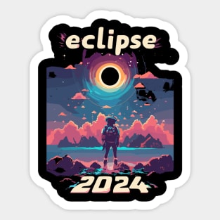 solar eclipse 2024 Sticker